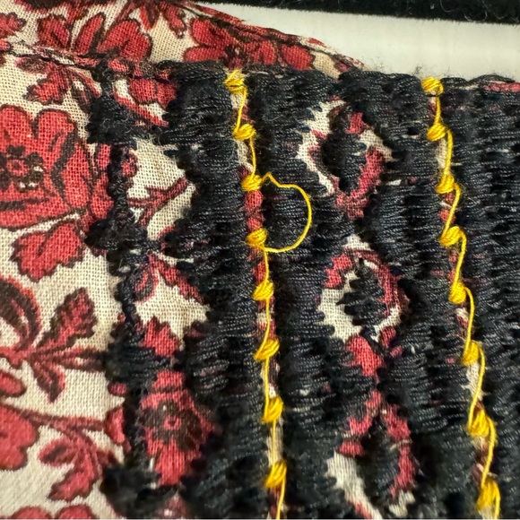 Free People-embroidered tunic dress with crocheted details.Size XS - Picture 10 of 11